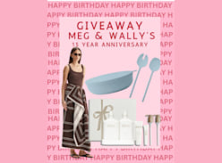 Win Meg & Wally's 15 Year Anniversary Giveaway