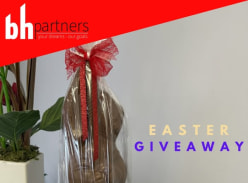 Win a 1kg Melbas Chocolate Bunny - BH Partners Real Estate