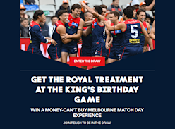 Win a Melbourne Match Day Experience