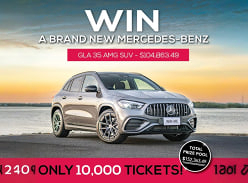 Win a Mercedes-Benz AMG Gla35 4M SUV