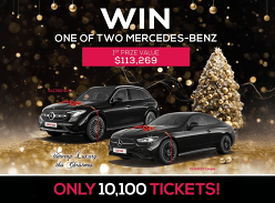 Win 1 of 2 Mercedes-Benz Prizes