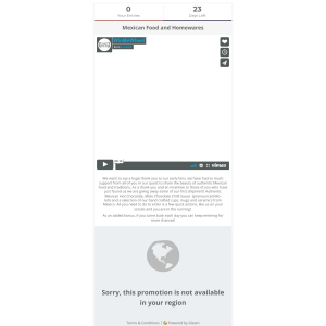 Win Mexican Food and Homewares