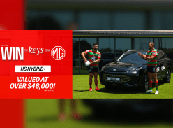 Win a MG HS Hybrid & Essence Vehicle - South Sydney Rabbitohs