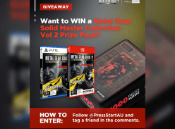 Win MGS Master Collection Vol 2 on PS5 or Switch 2 - Press Start Australia