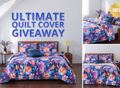 Win a Midnight Bloom Quilt Cover Set - My Linen