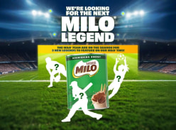 Win 1 of 3 New Legends to Feature on Milo' Tins