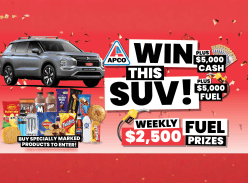Win a Mitsubishi Outlander 7 Seat SUV