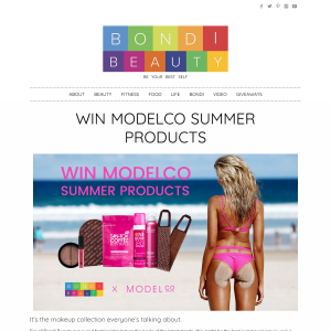 Win 'ModelCo' summer products!