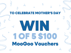 Win 1 of 5 $100 Moogoo Gift Vouchers