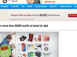 Win more than $2000 worth of tools for dad