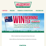 Win morning tea at Krispy Kreme for your family!