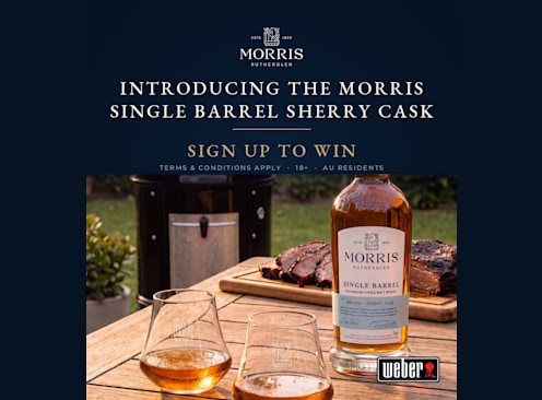 Win a Morris Single Barrel Sherry Cask Entertaining Pack - Morris of Rutherglen