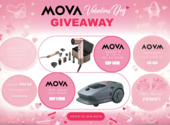 Win a MOVA 1000 Robot Lawn Mower & a MOVA Master 10 Hairdryer - Adele Barbaro