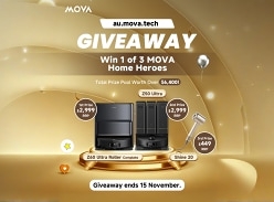 Win 1 of 3 MOVA Home Heroes