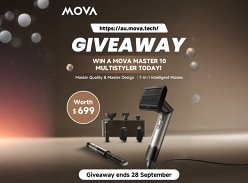 Win a Mova Master 10 Multistyler