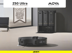 Win a MOVA Z50 Ultra Wet and Dry Robotic Vacuum