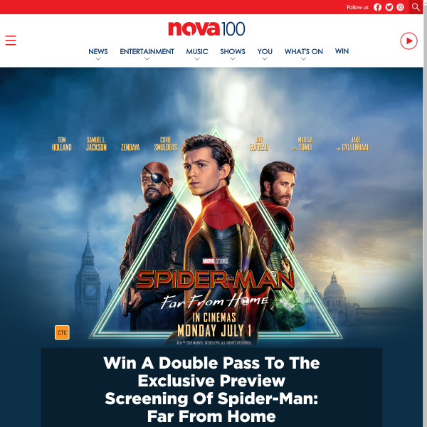 Win Movie Tix to Spider-Man Preview