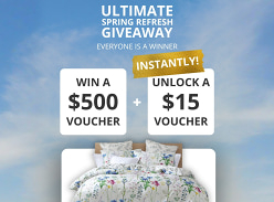 Win a $500 My Linen Spring Voucher