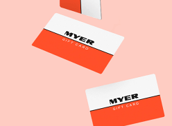 Win a $300 Myer Gift Card Each Month