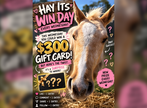 Win a $300 Mystery Gift Card - Equine Essentials