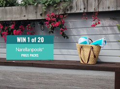 Win 1 of 20 Narellan Pools Prize Packs
