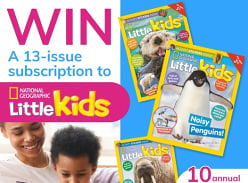 Win 1 of 10 National Geographic Little Kids 13-Issue Subscription