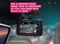 Win a Navman Mivue Smart True 4K Surround Dash Cam - Gadget Guy