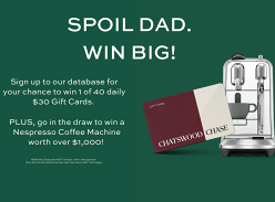 Win a Nespresso Coffee Machine
