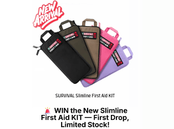 Win 1 of 20 New Slimline First Aid Kits