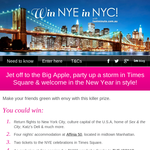 Win New Year's Eve in New York! - lastminute.com.au
