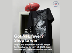 Win 1 of 4 NFL Team Helmets and Commemorative Footballs