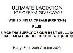 Win a Ninja Creami & 3 Months Supply of Hot Chocolate