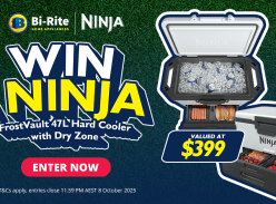 Win a Ninja Frostvault 47L Hard Cooler with Dry Zone