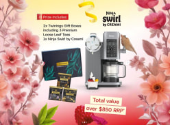 Win a Ninja Swirl by Creami and 2 Premium Twinings Gift Boxes