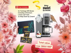 Win a Ninja Swirl by Creami and 2 Premium Twinings Gift Boxes