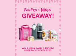 Win a Ninja Swirl by Creami & a Freezer Restock of Fropro