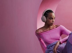 Win Noise Cancelling Headphones in Smoky Pink