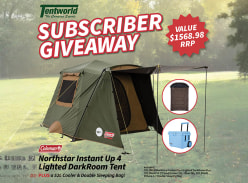 Win a Northstar Instant up 4 Lighted Darkroom Tent and More - Tentworld