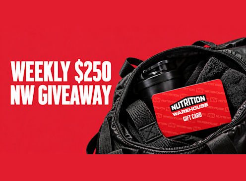Win a $250 NW Gift Card - Nutrition Warehouse