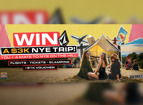 Win a $3K NYE Trip with a Mate to the Hill in Melbourne - Volcom