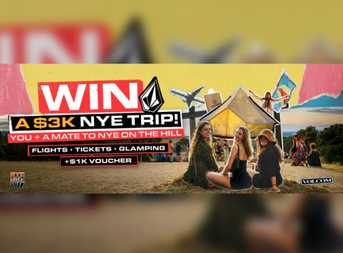Win a $3K NYE Trip with a Mate to the Hill in Melbourne - Volcom