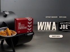 Win an Oklahoma Joes Smoker for Father's Day