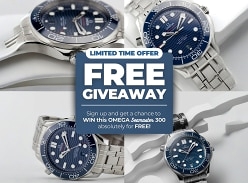Win an Omega Seamaster Diver 300M Blue Dial