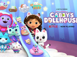 Win one of five Gabby's Dollhouse prize packs