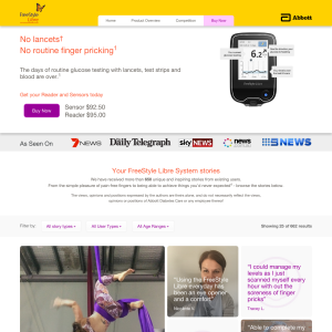 Win one FreeStyle Libre reader and one year's supply of sensors