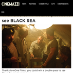 Win One of 10 double passes to see Black Sea - Cinemazzi