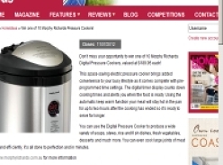 Win one of 10 Morphy Richards Digital Pressure Cookers
