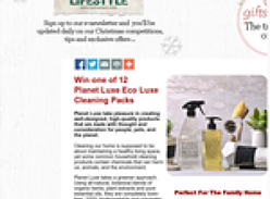 Win one of 12  Planet Luxe Eco Luxe Cleaning Packs