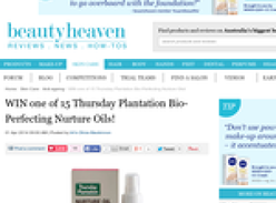 Win one of 15 Thursday Plantation Bio-Perfecting Nurture Oils!
