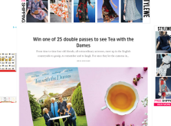 Win one of 25 double passes to see Tea with the Dames